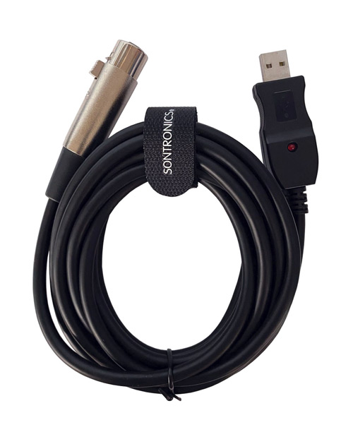 Sontronics XLR-USB 3m XLR-auf-USB Kabelinterface